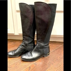 Louise et cie black tall boots size 10